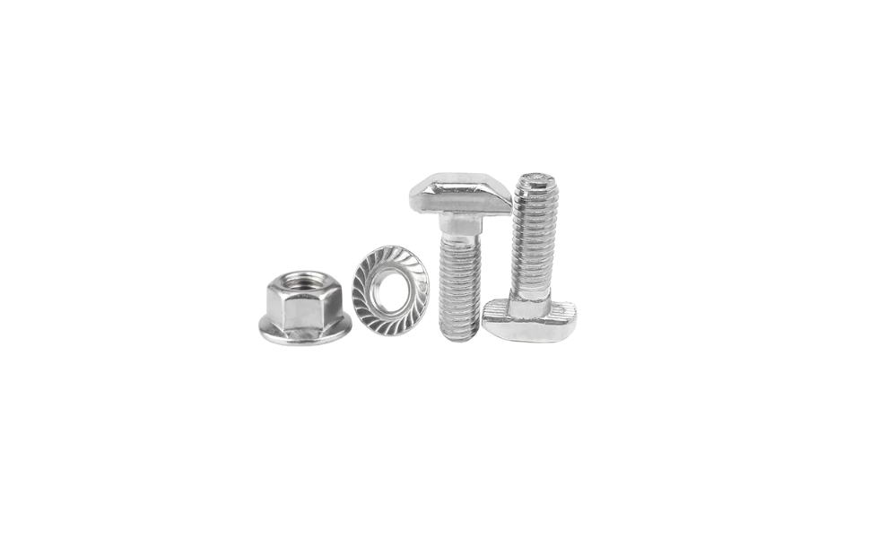 Tornillo cabeza de martillo (T)  y Tuerca Bridada